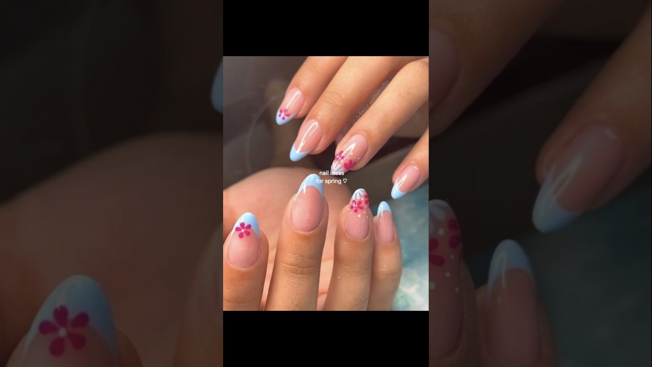 Spring Nail Ideas! 🤍🌼🌸 #nails #spring #preppy #aesthetic