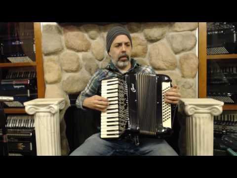 2360 - Black Capri Piano Accordion 26 48 MM $695