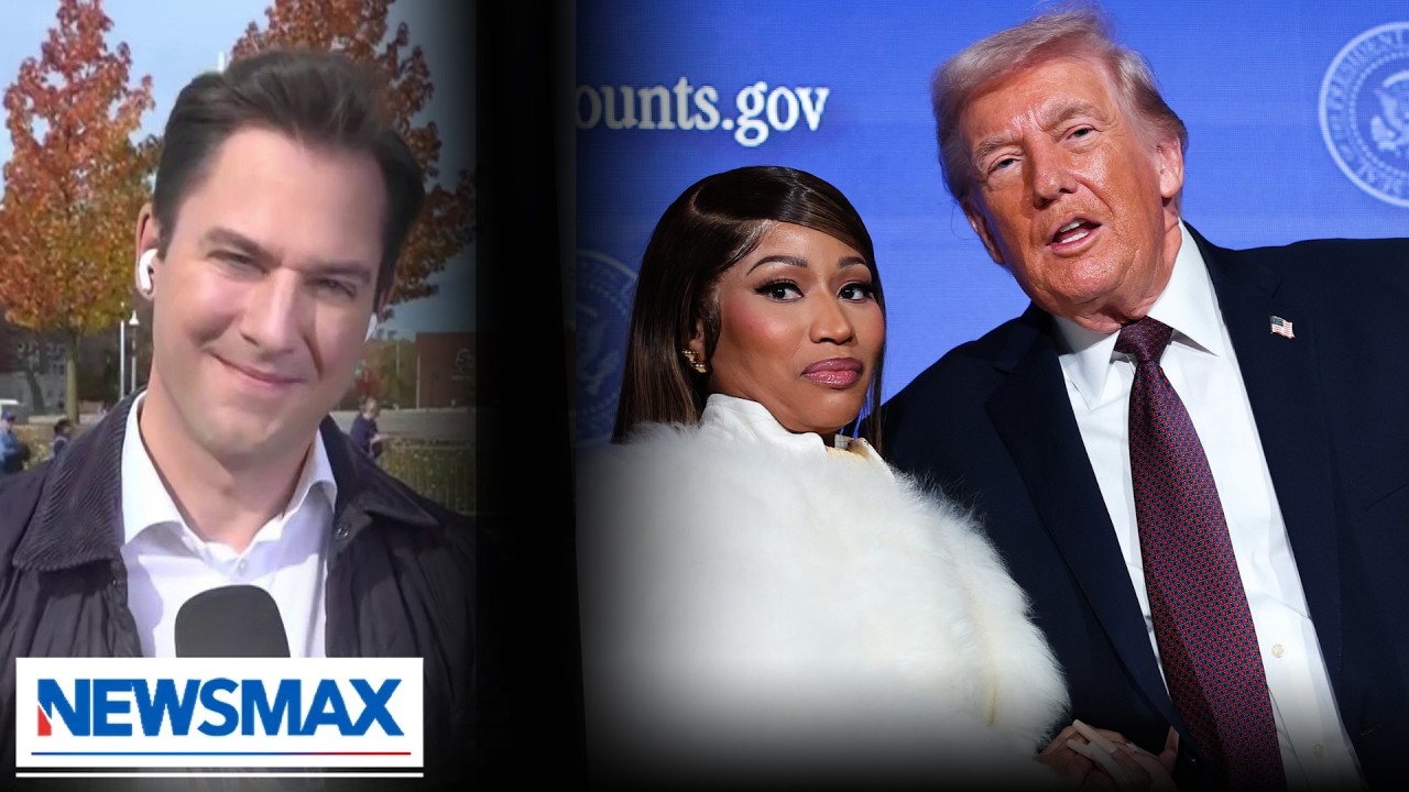 Michigan rally surprise: Nicki Minaj travels with Trump to Michigan