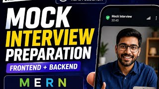 Mock Interview Preparation for MERN & Next.js | Frontend + Backend Live Session 🚀