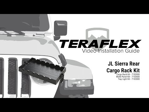 Video: Teraflex Sierra Rear Cargo Rack - Jeep JLU 4 Door