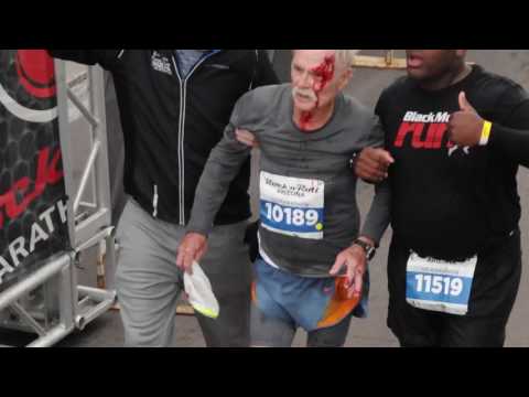 'Angels' helped injured marathoner, 73, finish race