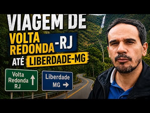 De Volta redonda-rj até Liberdade-mg, mostro as paradas, cachoeiras, paisagens e obras na estrada.