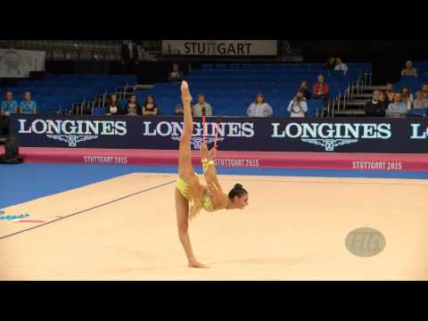 Salome URUSHADZE (GEO) 2015 Rhythmic Worlds Stuttgart - Qualifications Clubs