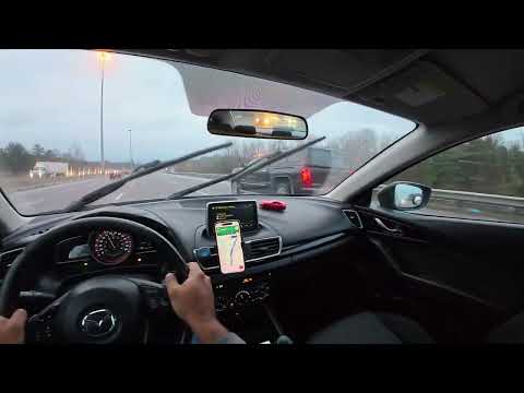 Mazda 3 2014 | POV Driving | Cold Morning | Daily Commute