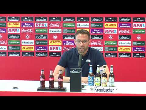 Pressekonferenz nach dem Heimspiel gegen den KFC Uerdingen