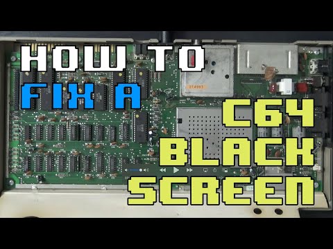 How To Fix a Commodore 64 Black Screen