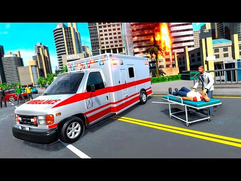 ✅Ambulance Robot City Rescue New Game 2022 - REAL Ambulance Worker Simulator - Android Gameplay #84