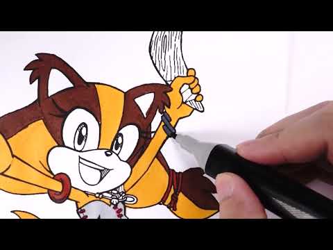 TIKAL SONIC SONIC Coloring Pages || Elektronomia & RUD - Memory [NCS Release]