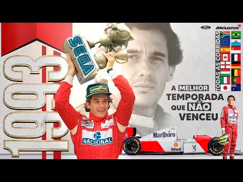O melhor ano sem título de SENNA na F1 - TODAS AS CORRIDAS DE 1993 -- Carreira de Senna Ep. 11