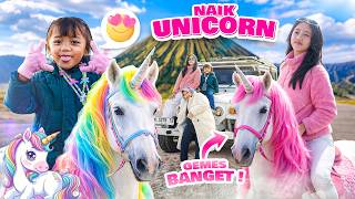 Download lagu DANISA AND BABY DINAR VACATION AT MOUNT BROMO, RIDING A REAL UNICORN...SO FUN😍 #trending mp3