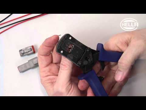 HELLA - Crimping of a Deutsch DT Connection