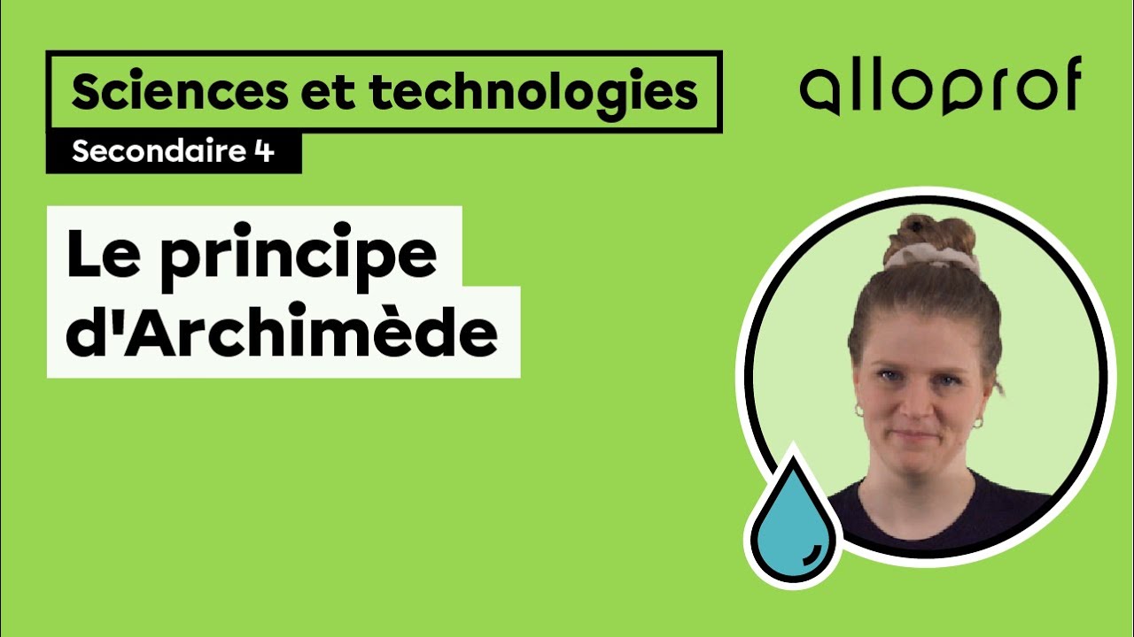 Le principe d'Archimède