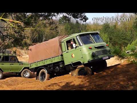 Off-Road, 4x4 East German (GDR) army truck Robur Lo 2002 A