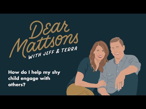 How do I help my shy child engage with others?