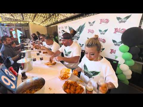$1000 prize wing eating contest