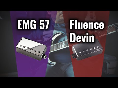 EMG 57 battles Fishman Fluence Devin Townsend \\ Comparison of active guitar pickups (METAL)