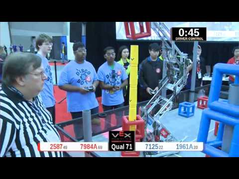 2015 VRC Engr Q71 - 2587 7984A vs 7125 1961A - 57 to 47 - VEX Worlds 2015 - Engineering Division