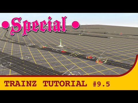 Trainz route building tutorial Ep. 09.5 | SPECIAL | UK colour & semaphore Signals, Gantry, Catenary