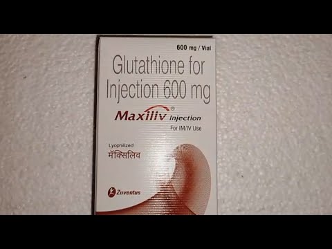 Maxiliv Glutathione 600 Mg Injection, For Clinical, Packaging Type: Bottle