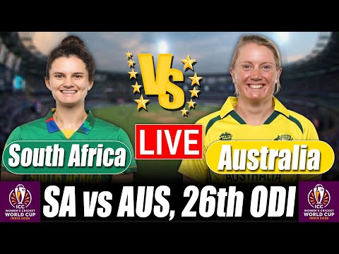 Women World Cup 2025 | Australia W vs South Africa W 26th ODI Score Commentary & Cricket Analysis