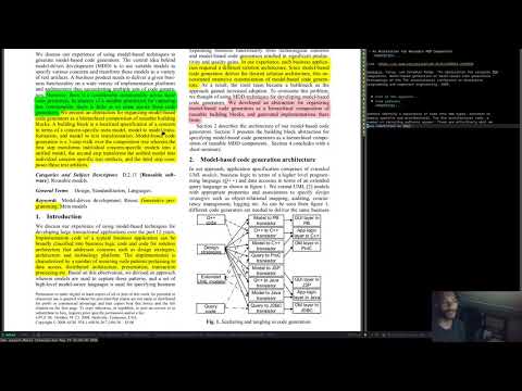 MDE PotW 06: An Abstraction for Reusable MDD Components