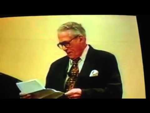 Peter Ruckman reading a letter from Jeremy Wilson