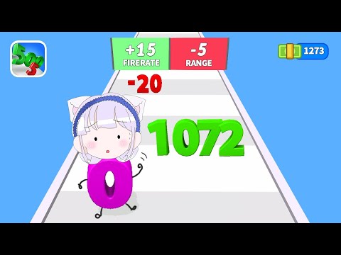Run and make big numbers! Digit Shooter! Game