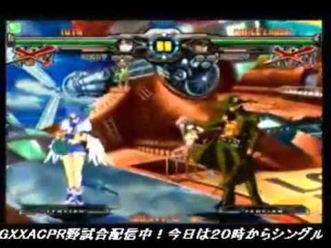 2012/11/1 GGXX AC+R Mikado stream - Kazuki(DI), Satou(JO), Nage(FA)