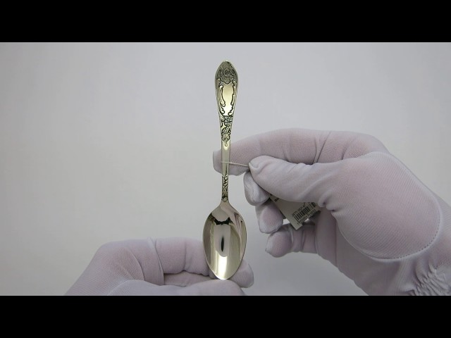 Серебряная чайная ложка 49лт Видеообзор