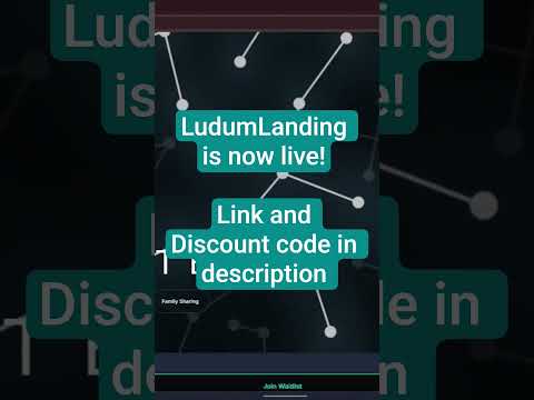Image for the video entitled LudumLanding is now live! #indiegames #indiegame #buildinginpublic #microsaas #steam #astrojs