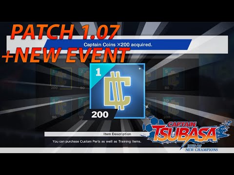 New Event & Update Patch 1.07 | Captain Tsubasa: Rise Of New Champions