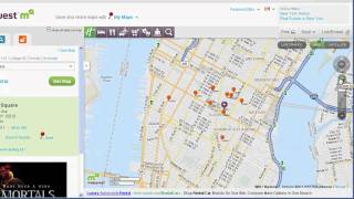MapQuest Map Search