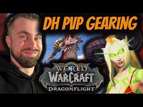 Demon Hunter PvP 10.0 gearing KEKW ! WoW Dragonflight is here !
