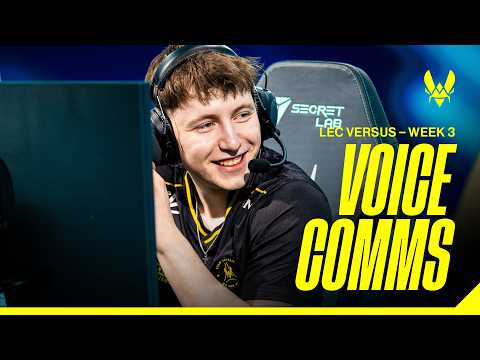 THE BEST TO EVER DO IT | Team Vitality LEC Versus Voice Comms Week 3