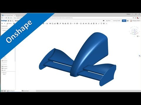 F1 Front Wing Onshape Training Part Design