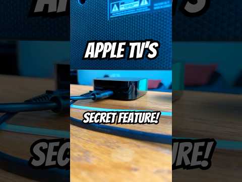 Apple TV’s cool and secret feature! #apple #tech #appletv #homepod #hometheater