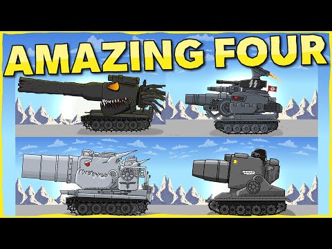 "Amazing Four" Cartoons about tanks