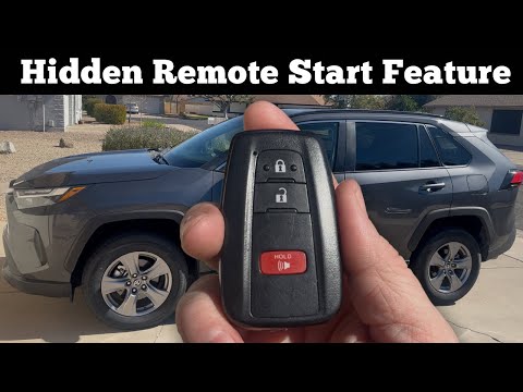 How To Remote Start 2019 - 2024 TOYOTA RAV4 Using Factory Remote Key Fob - Hidden Feature Option