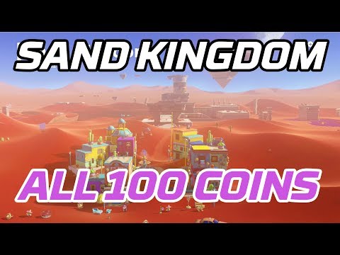 [Super Mario Odyssey] All Sand Kingdom Coins (100 purple local coins)