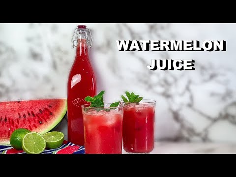 How to make watermelon Juice in a blender