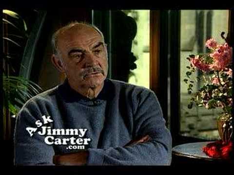 Sean Connery talks about Growing up in Scotland...the film Entrapment..with Jimmy Carter