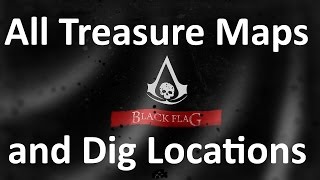 "Assassin's Creed 4: Black Flag", All Treasure Maps and Treasure locations