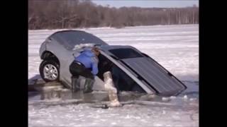 Люди тонут на зимней рыбалке