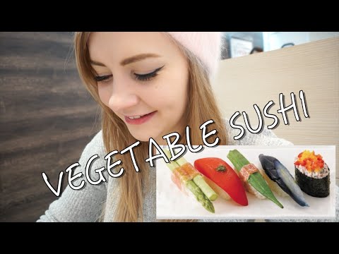 ベジタリアンのためのベジタブル寿司 // 東京のベジタリアン＆ビーガンのための食べ物 (VEGETABLE SUSHI // Food for Vegetarians & Vegans in Tokyo)