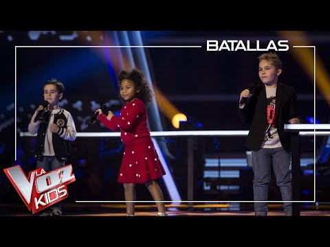 Daniel, Yolaini y Abel cantan 'El mejor momento' | Batallas | La Voz Kids Antena 3 2019