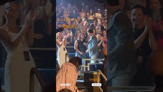 Jordan Knight kisses Evelyn in front of thousands of fans the 2nd night of their Vegas residency