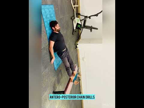 Post Surgical rehabilitation of the knee joint. Mobility and strength training drills