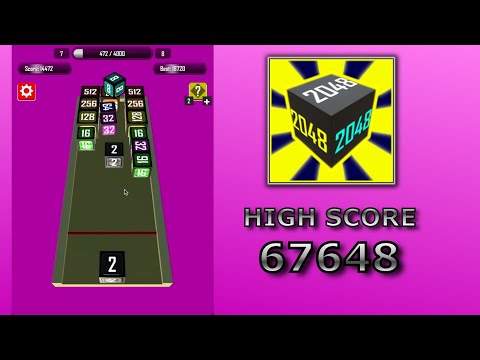 2048 3d - Endless Cubes Puzzle Video