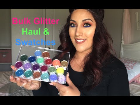 Bulk Glitters | Pt. 2 Glitter Haul and Swatches Video
